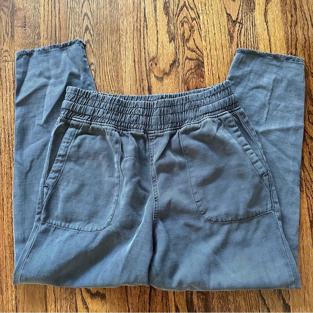 NWOT ZARA Stretchy Cargo Pants Gray Small S